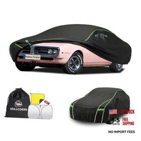 Vollcoers 3xl-pontiac Heavy Duty Waterproof Car Cover Fit Custom Pontiac Firebird Sunshade Towel