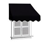 Waw6x2black81 Aleko Window Awning