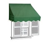 Waw6x2green39 Aleko Window Awning Door 013964831504