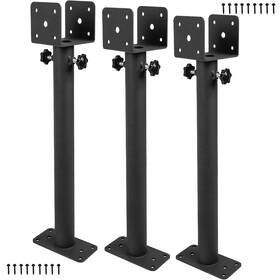 Bbll002 Wdwlbsm 3pcs Roof Riser Brackets Pergola Beam Mount Adjustable Hardware 3-1/2 Inch Saddle