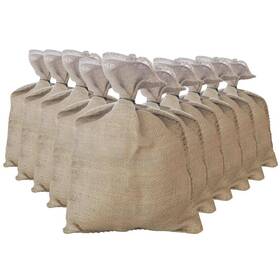 Bp9060p10 Wellco 35.5 Inch X 23.7 Burlap Sand Bags For Flood Water Barrier Tent Sandbags Not