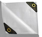 Whd-2040 White Mil Heavy Duty Canopy Tarp Coated Tent Car Boat