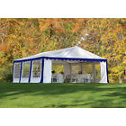 25921 White Blue 20 Shelterlogic Tent Kit Enclosure Party Windows