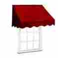 Window6x2ftburg Aleko Window Awning Door Canopy Decorator 6 Feetx2 Feet Burgundy 013964831511