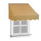 Window6x2sand Aleko Window Awning Door Canopy Decorator Feet Sand