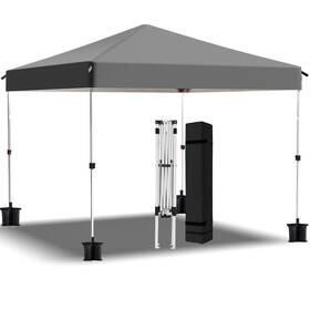 Wizkape Kc10yjdgy Pop Up Canopy Tent 10x10 Outdoor Shade One Push Instant Eas