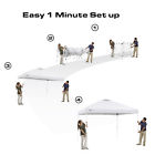 Wmt-108104 Ozark Trail No Tax Instant Canopy White With Wheeled Carry