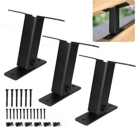 Wqinjk 689745168123 3pack Roof Riser Bracket Kit Pergola Beam Brackets Adjustable