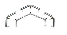 10ftx10 Wx Legs 10x10 Rv Carport Frame Od 1-3/8 Inch Metal Tubepipe Fittings For 10ftx10/20/30/40ft Highpeak