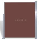 Xbh0755504666648ok Patio Retractable Side Awning Brown