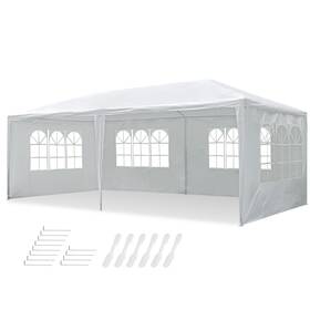 X-ten-07-003-0002 Xcceries 10ftx20ft Party Wedding Tent Canopy Outdoor Patio Gazebo Removable Wall Cater