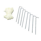 Xlp-103 Sunnydaze Decor Galvanized Steel Set Of Tent Stakes 815008022103