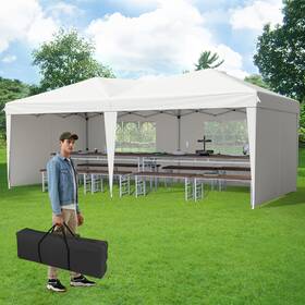 Yafylly 810148366193 Upgraded 10x20 Canopy With Removable Sidewalls Waterproof Heavy Duty P