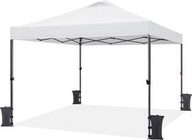 150d Yaheetech 445012150177 10x10 Pop Up Canopy Tent Commercial Silver Coated Fabric Outdoor