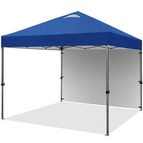Wd45cn0001 Yaheetech Renwick 10 Ft Instant Pop Up Canopy Tent With Roller Bag And Sandbags Navy Blue