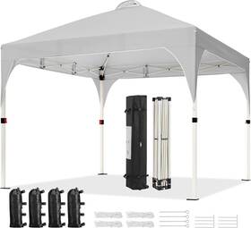 Yt6s5q0001001 Yaheetech 10x10 Pop Up Canopy Tent Vent Easy Set Instant Sun Shelter