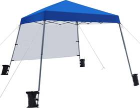 Ytg2vr0001001 Yaheetech Pop Up Canopy Tent Backpack 10x10 Base Portable Easy One Person Blue