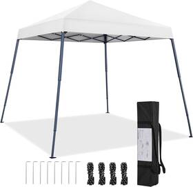 Ytolgk0008001 Yaheetech Pop Up Canopy 10x10 Slant Leg Easy Outdoor Tent Folding Porta