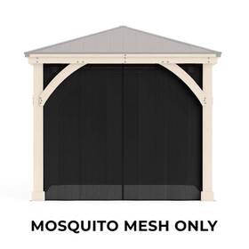 Ym11753 Yardistry Gazebo Mosquito Screen Kit 10ft X Uv-resistant Easy Glide Tracks