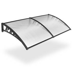 07awn001-80-0806.v1 Yescom 80 Inch X40 Door Window Awning Whole One-piece Cover Uv30 Patio Rain White