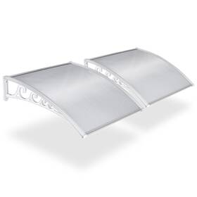 07awn002-4036-0807-2 Yescom 40 Inch X40 Door Window Awning Rain Cover Uv Protected Hollow Sheet Outdoor