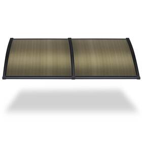 07awn004-80-10 Yescom Polycarbonate Hollow Sheets 40 Inch X80 Brown/black Trim 1 -piece