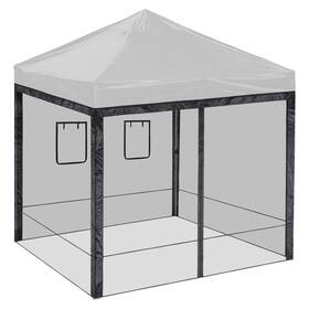 07csw003fm06 Yescom 4pcs Pop Up 10ft Canopy Tent Mesh Sidewall Commercial Side Wall Shelter