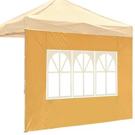 07csw005-1010wt-01 Yescom Instahibit Privacy Window Sidewall Uv30 Fits 10x10ft Canopy Gazebo 1 Piece