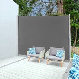 07rsa002-1830-09 Yescom 119x71 In Outdoor Retractable Side Awning Folding Privacy Screen Divider Garden
