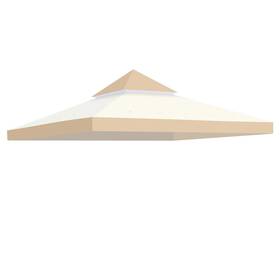 07top002-10t-0701 Yescom 10x10 Ft Uv30 Gazebo Top Replacement Outdoor Canopy Cover Patio Garden Ivory