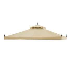 07top014-1210e-wpb01 Yescom 11.8ftx9.8ft Canopy Top Replacement Beige For 2-tier Sunjoy L-gz288pst-4