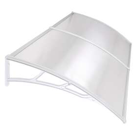 Ys-awn-07-001-0807 Yessources 80 Inch X40 Clear Polycarbonate Porch Window Door Cover Outdoor Awning Uv Waterproof