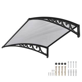 Ys-awn-07-002-0806 Yessources Yescom 40x40 Inch Door Window Outdoor Awning Patio Cover Uv Rain Snow Protection