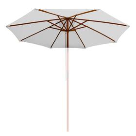 Ys-umc-07-001-9-07 Yessources 9ft Patio Umbrella Replacement Cover Top 8 Rib Outdoor Canopy Market Yard White