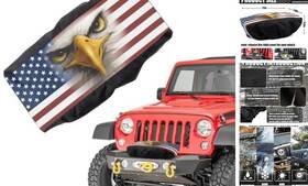 Tlj01 Yixin Heavy Duty Waterproof 600d Winch Cover With Elastic Indoor/outdoor Red#a
