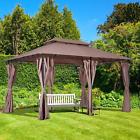 Yqd0943211914338ba Outdoor Vented Canopy Soft Top Gazebo Durable Garden With