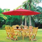 Ys-umb-07-03-02 Yessources Xl German Beech Wood Umbrella Patio Outdoor 640671067034