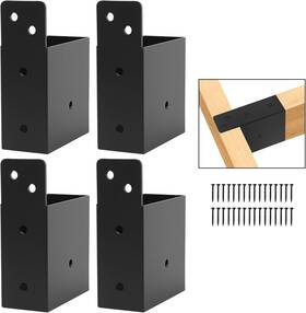 Lpzt2x404 Yvhfwoy Pergola Brackets 4pcs 2 Inch X 4 Actual 1.6 3.6 Post Top Rafter