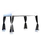 Yzi3113711316768wt Canopy Shelter Party Tent With Mesh Walls Silver