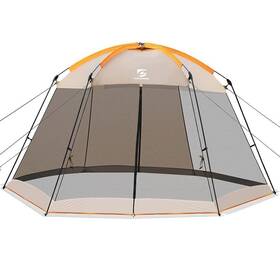 Eff-06 Zeus & Ruta And Canopies 156 Inch Lx180 Wx86 H Patio Khaki Mosquito Tent Sidewall Beige