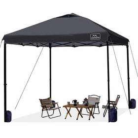 Wqd28-064 Zeus & Ruta Canopy Tent 10ftx10ft Pop Up Commercial Waterproof Portable In Black