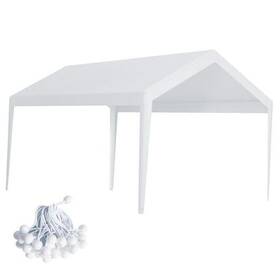 Zhjj 741421737662 Carport Replacement Canopy Top Cover For 12ft X 20ft 12ftx20ft White