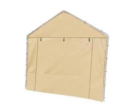Zhjj 786354040380 10x20 Carport Replacement Sidewall 180g Pe Front / Back Panel Beige