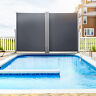 Zypf160x600cmgy01 Vevor Retractable Side Awning Patio Screen Fence Privacy 079601368521