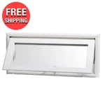 Top Hinge Awning Vinyl White Insulated Glass 31.5"X13.5" Tafco Windows. Fixed Price $214.68.