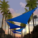 Amgo 20 X Blue Triangle Sun Shade Sail UPF50 Canopy Awning Agslt 95 Uv. Fixed Price $120.67.