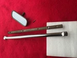 1946, 1947, 1948, Desoto Windshield, Divider Bar, And Mirror. Chrysler? Original. Fixed Price $149.00.