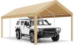 Carports 10X20 Heavy Duty Tent Garage 2.0, Galvanized Frame Canopy Outdo. Fixed Price $537.71.