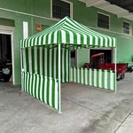 10X10 Pop Carnival Canopy Tent Vendor Booth Sidewall And Half Walls-pickup. Fixed Price $200.00.