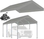 10 X 20 Ft Carport Replacement Cover, Heavy Duty Tarp Canopy Tent. Fixed Price $161.99.
